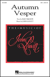 Autumn Vesper SSA choral sheet music cover
